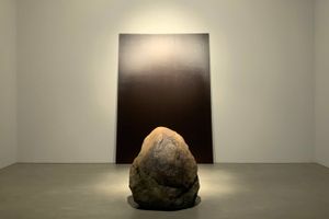 [Lee Ufan][0], _Relatum - Silence_ (2010). Lee Ufan Museum, Benesse Art Site, Naoshima Island, Japan. Photo: Georges Armaos.


[0]: https://ocula.com/artists/lee-ufan/